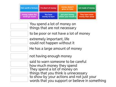 Gold B2 First Unit 3 Money Vocab