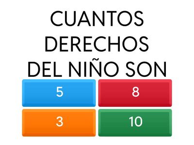 derechos del niño