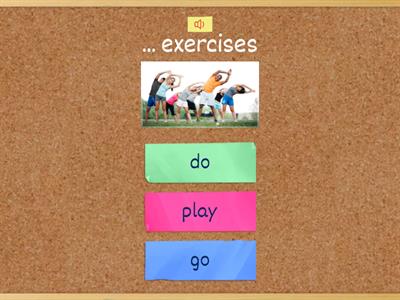 Collocations with do / play / go  (part 1)