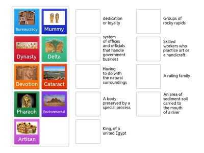 Egypt Lesson 1 Vocab Review