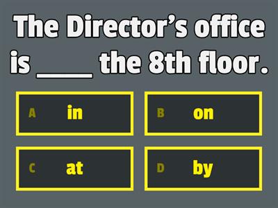 Prepositions of place and time V3_By