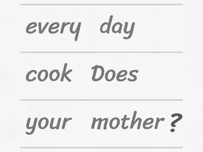 Do/Does question or statement