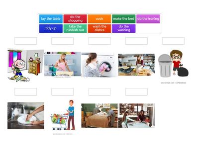 Gateway A2 u2 Vocabulary chores around the house