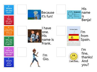 Wh- personal questions