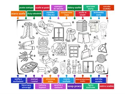 Obrazki z głoską-sz.