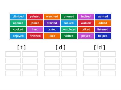 NEF PI U2 Past Simple regular verbs