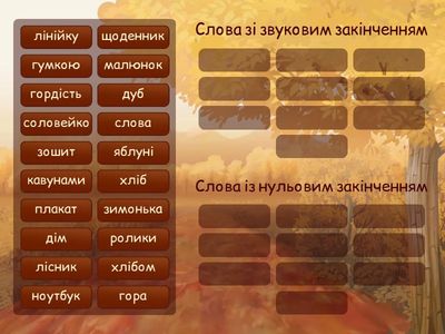 Закінчення звукове чи нульове? 