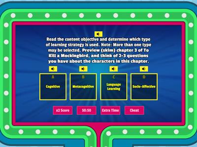 Feature 13: Learning Strategies