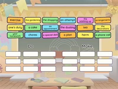  Do/make