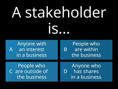 Stakeholders