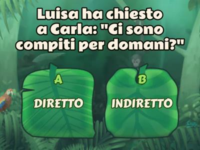 Discorso diretto e indiretto