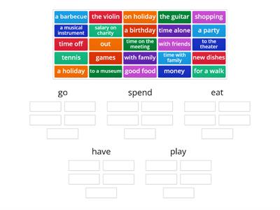 Collocations U1.1 Feeling good Speakout A2