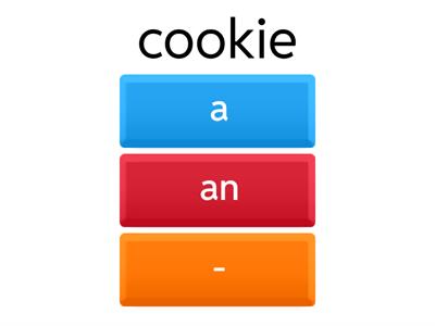 Quiz on Articles: a, an, -