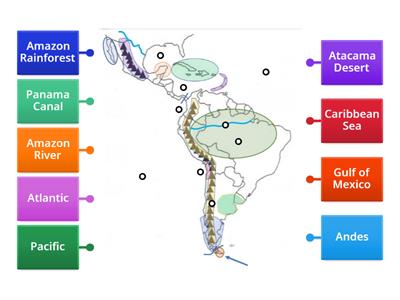  Latin America Physical Features Map