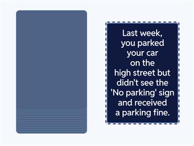 Third conditional Speaking practice 