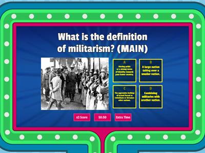 World War I Quiz Review