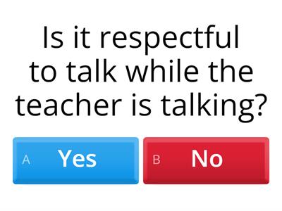 Respect Quiz 