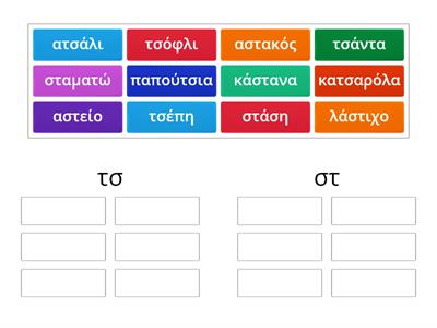 Διάκριση τσ/στ 1