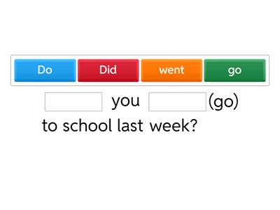 Simple Past Tense Questions