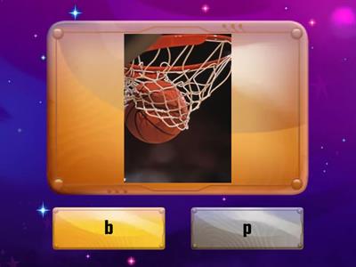 b or p