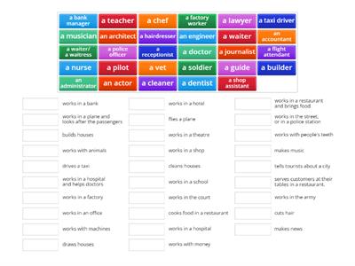  English File A1 jobs