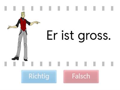 Richtig oder falsch? Adjektive