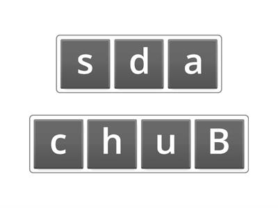 Schulsachen - best. Artikel - Unscramble