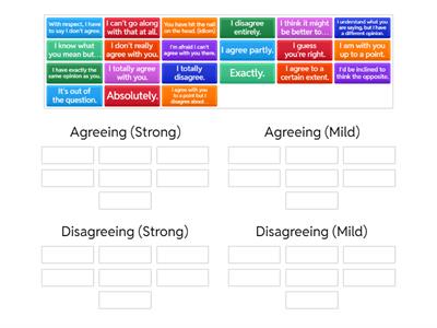 Agreeing and Disagreeing (ADV)