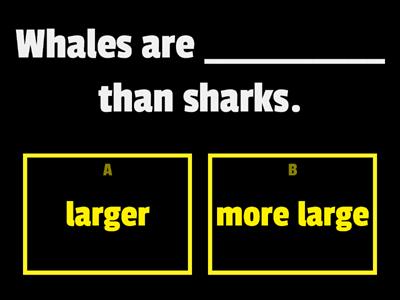 Comparative Adjectives