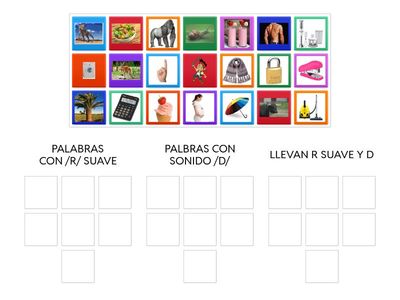 PALABRAS CON D Y R SUAVE. ¿DÓNDE VA CADA UNA?