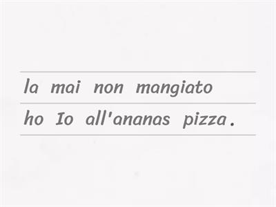 Il passato prossimo con gli avverbi.