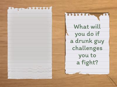 First Conditional speaking cards