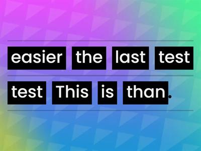 Degrees of comparison