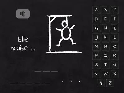 Comment y aller ? Hangman/ Verbs