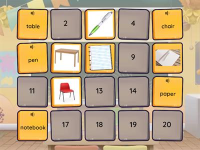 Things in the classroom