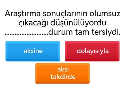 Bağlaçlar Etkinliği