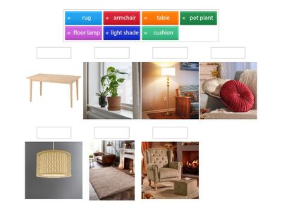 Room fittings and furniture.