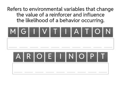 Antecedent Interventions