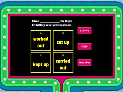 Phrasal Verbs Fill-in-the-blank