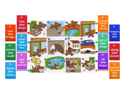 Prepositions of movement doggy