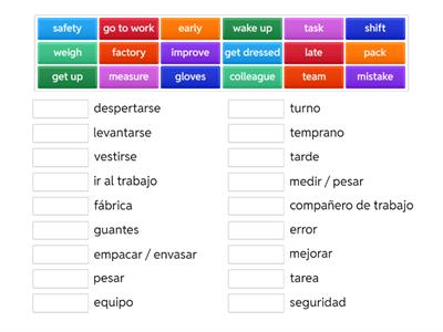 Vocabulary Practice - A2 (Adults)