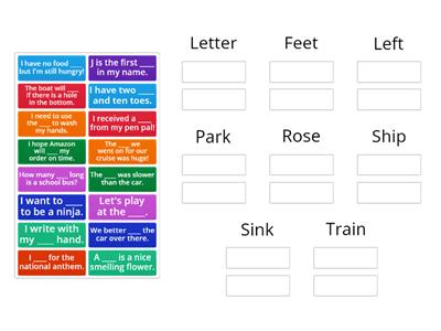 Words with Multiple Meanings (round 2)