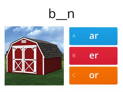 R Controlled Vowels