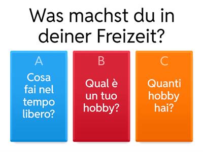 Domande presentazione in tedesco 
