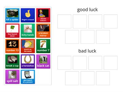 Good and bad superstitions