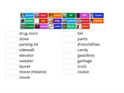 Rainbow 7 British - American English