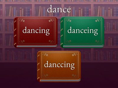 Spelling - ing
