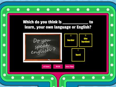 Comparatives and Superlatives