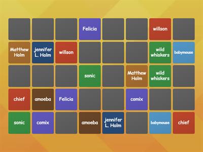 Fun With Ricky Ricotta"maching game