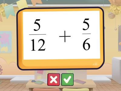 異分數分母的加減-加法計算(分母有倍數關係)